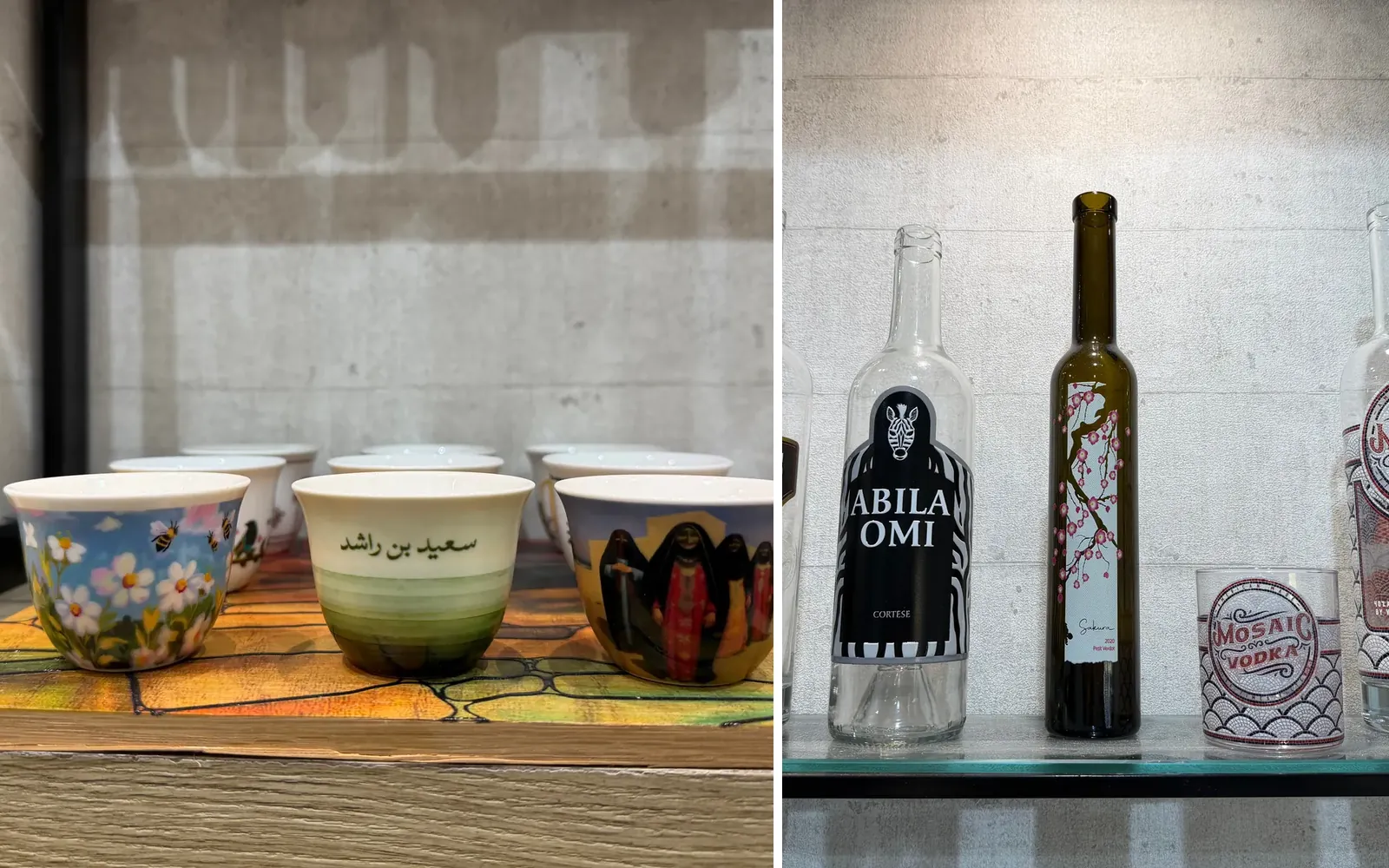 UV-printed ceramic coffee cups and printed glass bottles, the surfaces Pyrosil prepares for printing