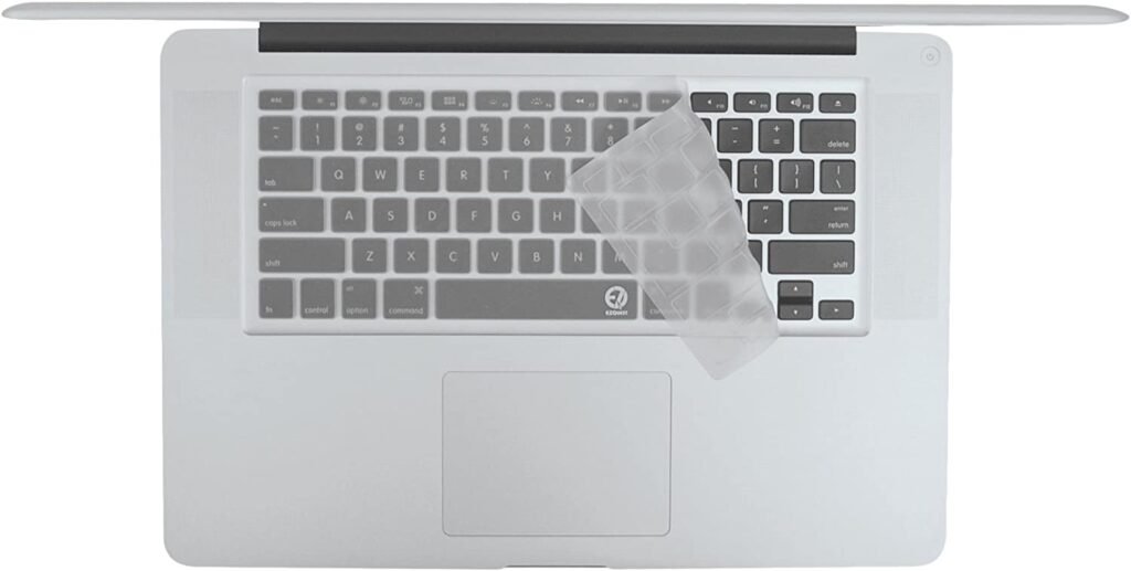 غطاء لوحة مفاتيح شفاف EZQuest Invisible Ice لجهاز MacBook Air مقاس 13 إنش – الصورة 2