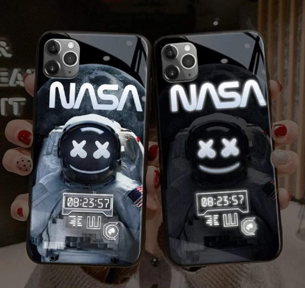 LED Luminous Mashmallow Nasa Phone Case (iPhone 12 & 12 Pro) – image 4
