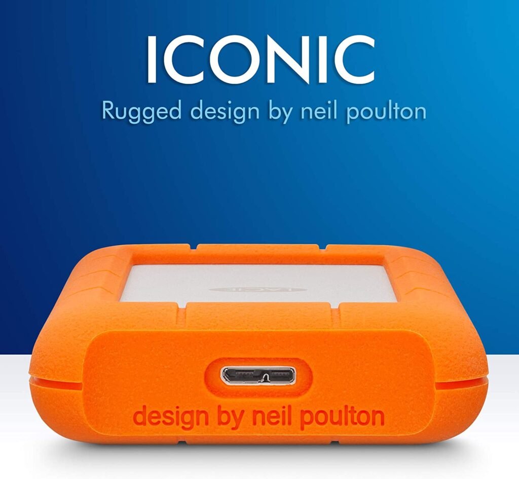 هارد ديسك خارجي LaCie Rugged Mini سعة 1TB بمنفذ USB 3.0 (LAC301558) – الصورة 4