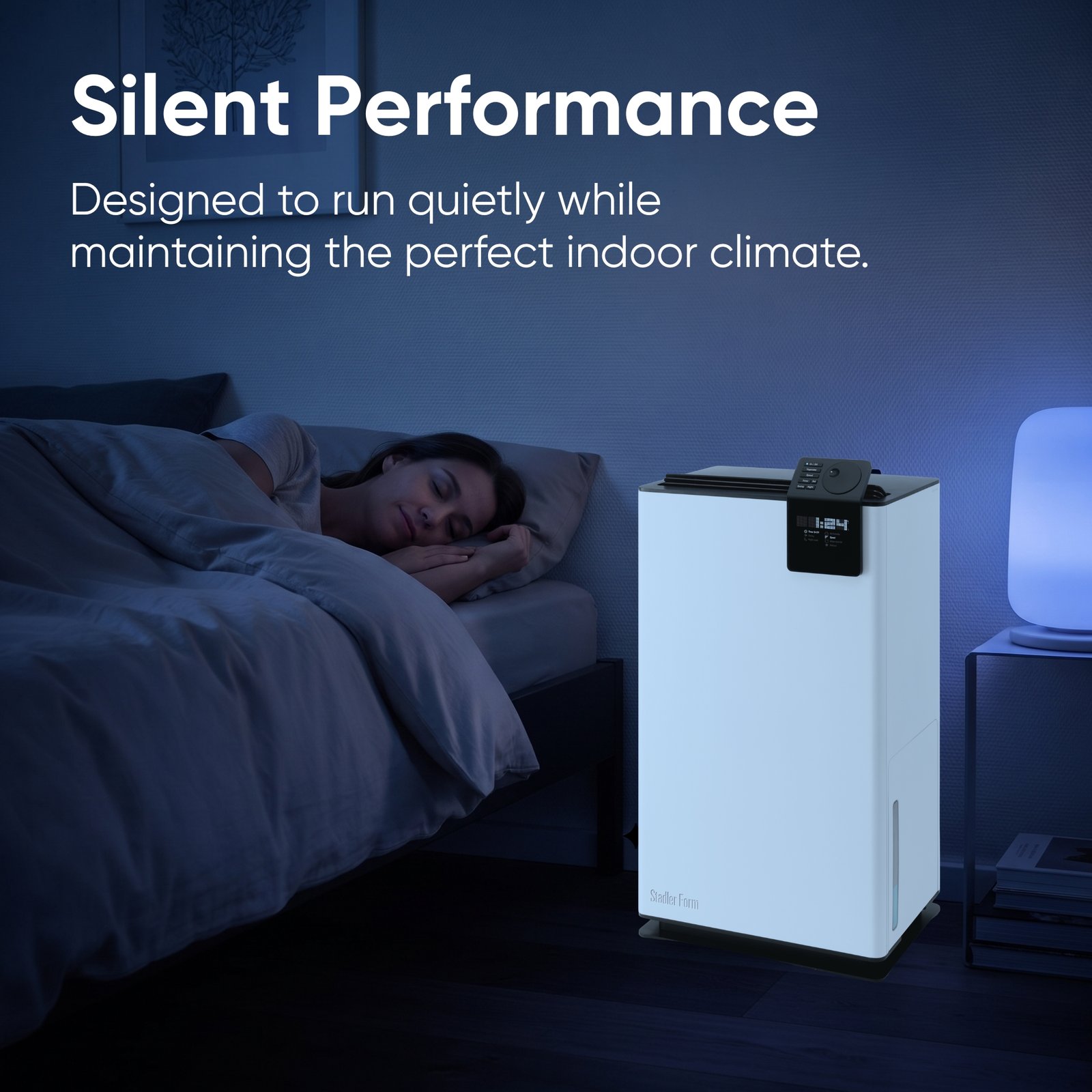 Stadler Form Albert Dehumidifier 20L, Smart Humidity Sensor, 24 Hours Dehumidification for Large Rooms up to 70m², Mold Prevention, Effective Air Distribution, Auto Mode, Very Quiet, 2 Years Warranty - Image 6