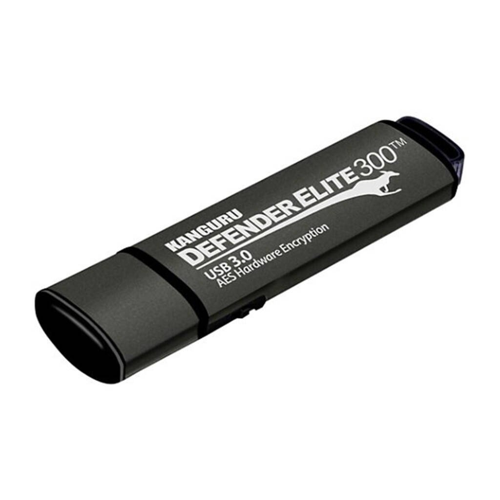 فلاش ميموري مشفرة Kanguru Defender Elite 300 سعة 8GB (USB 3.0)