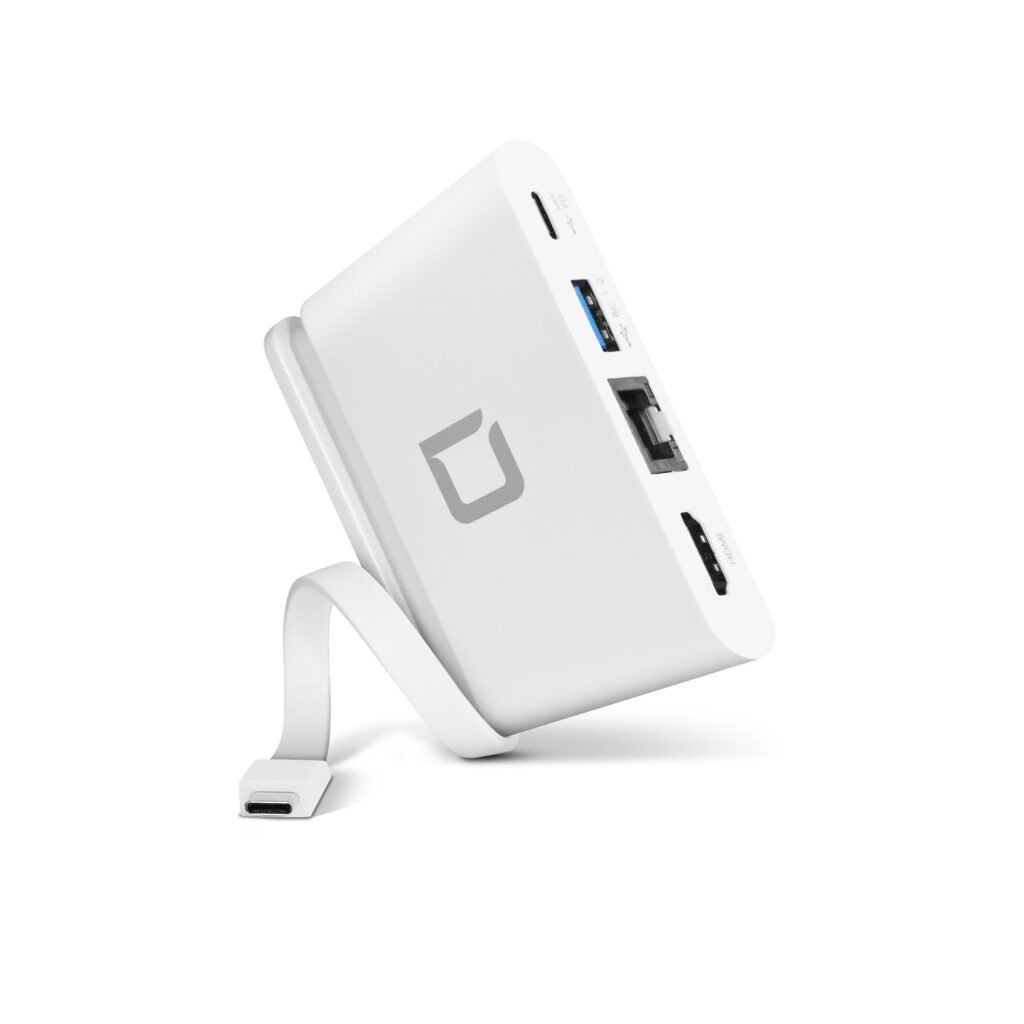 موزع USB-C محمول Dicota بتصميم 4 في 1