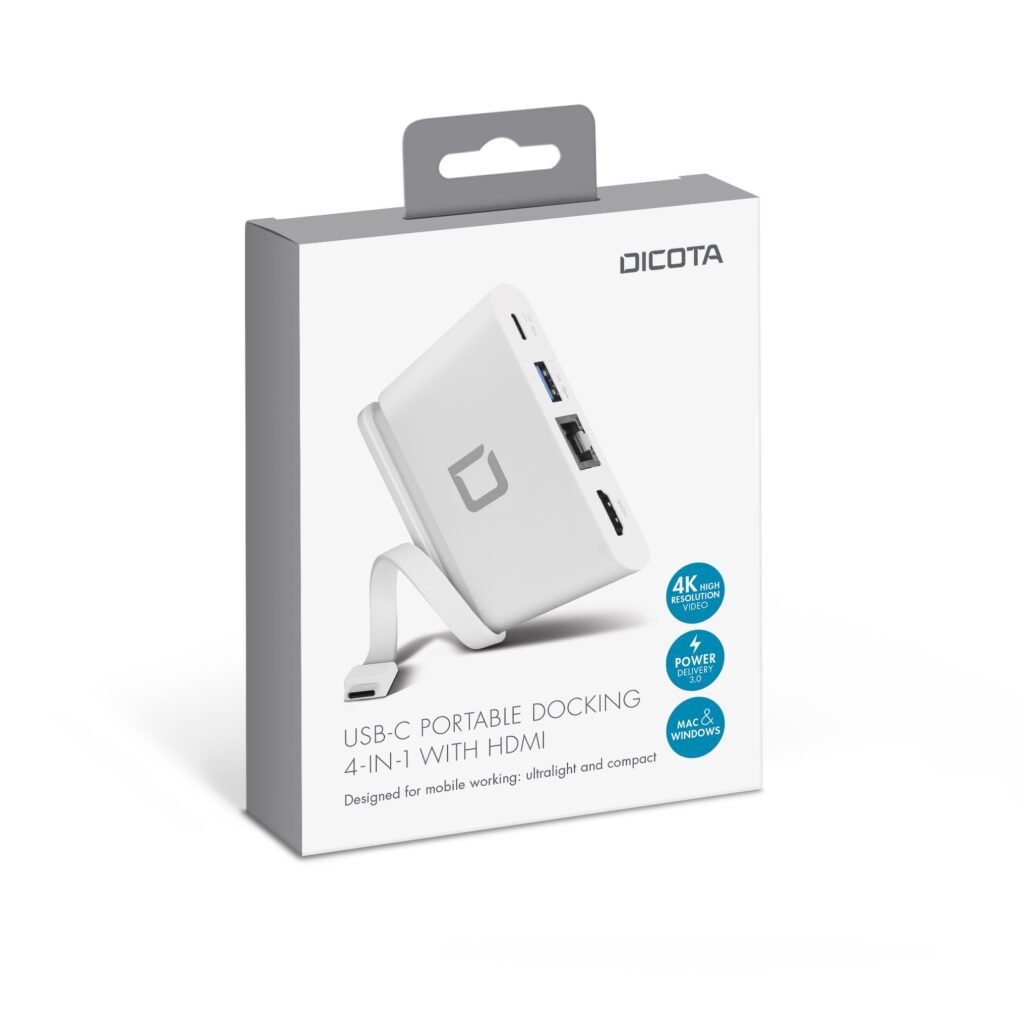 موزع USB-C محمول Dicota 4 في 1، الصورة 4