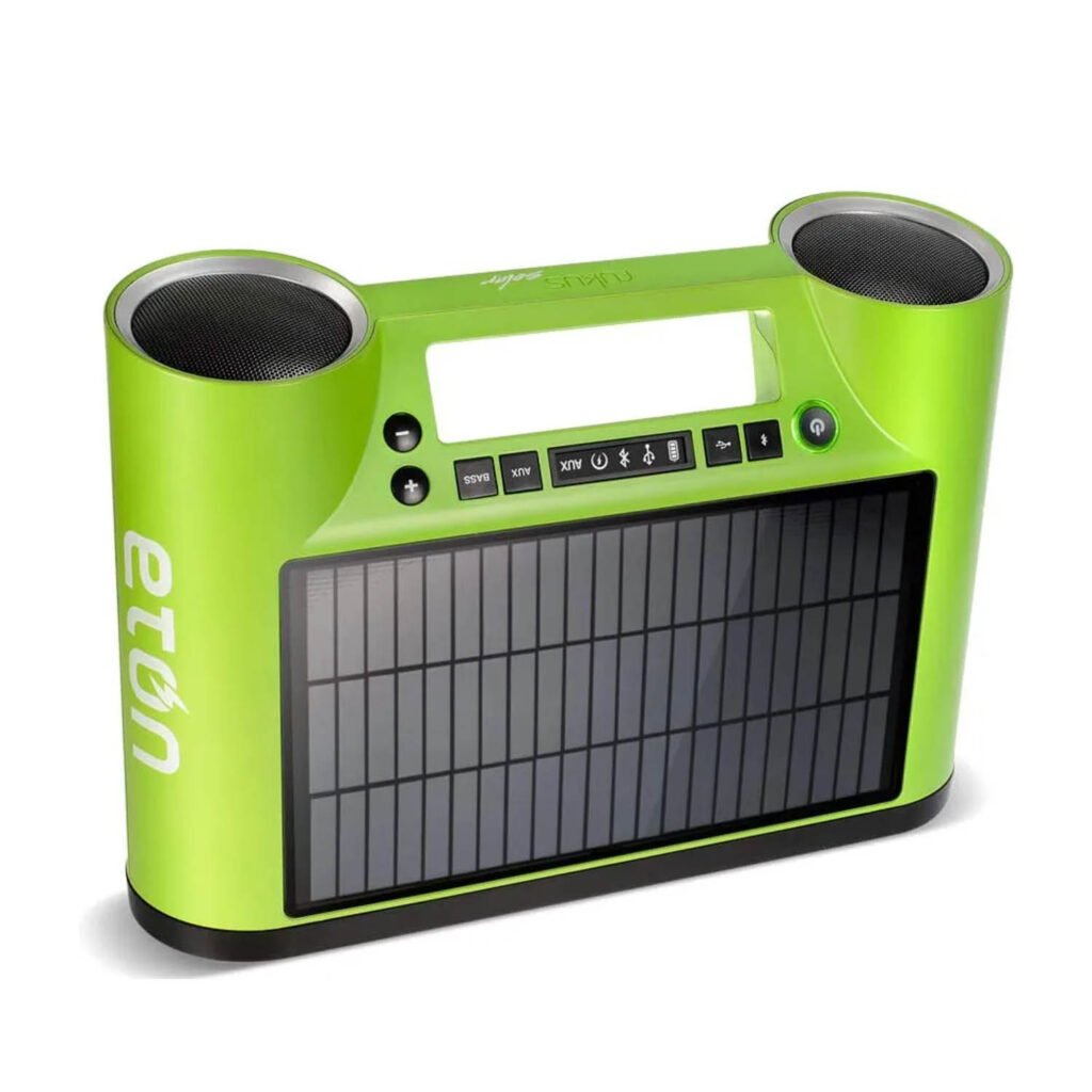 Eton Rukus Portable Bluetooth Sound System With Solar Panel