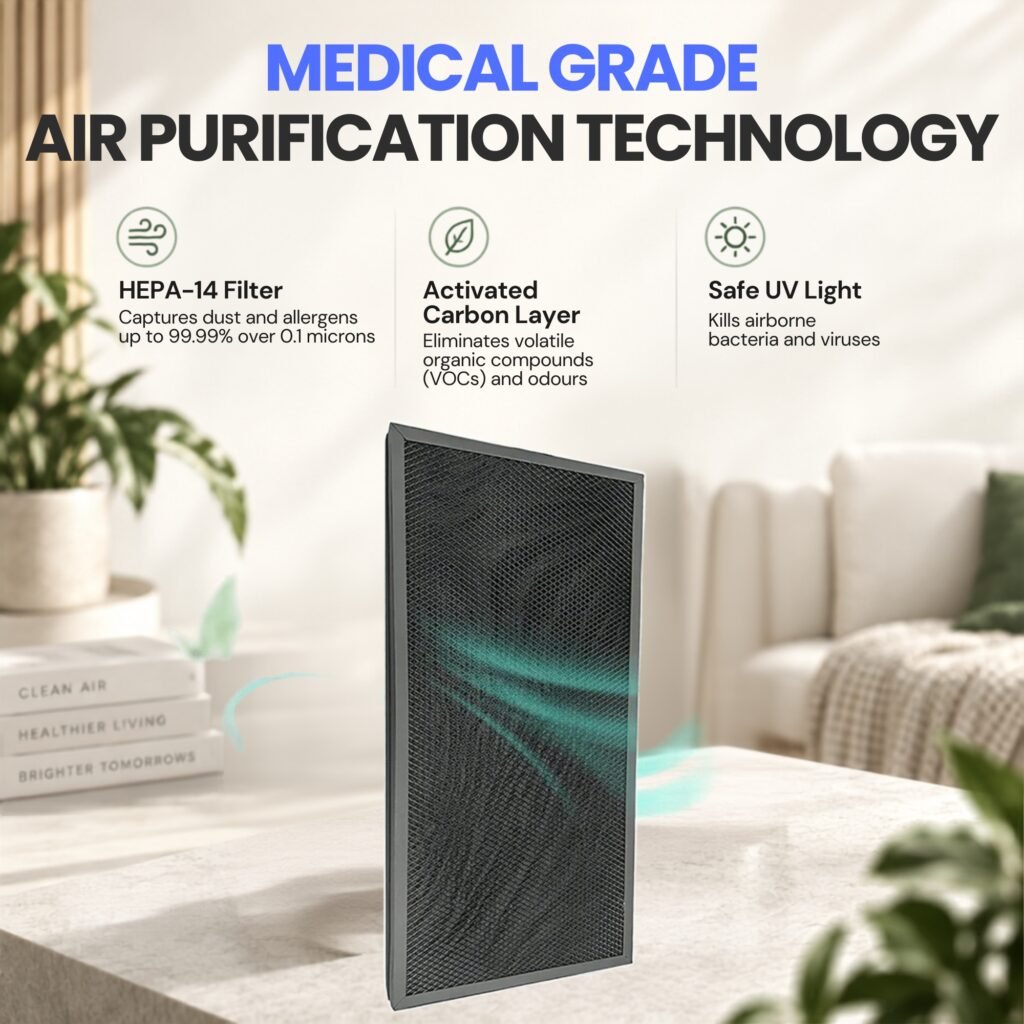 جهاز تنقية الهواء MedicAir Pro Max بتقنية UV-C، الصورة 6