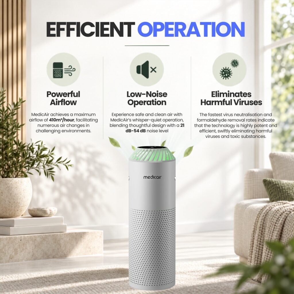 جهاز تنقية الهواء MedicAir Pro بتقنية UV-C، الصورة 7