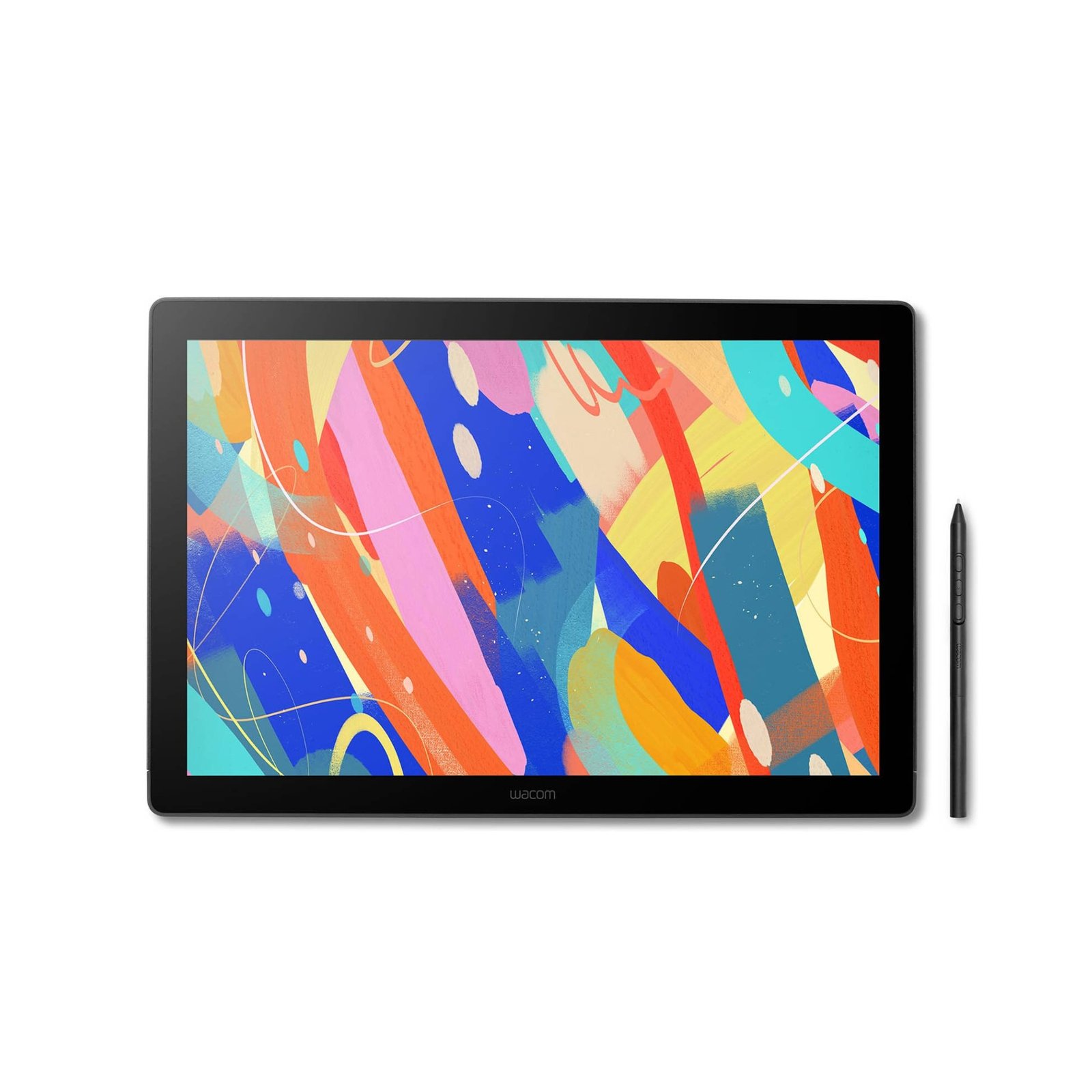 Wacom Cintiq 16 Graphic Tablet, 16" WQXGA 60Hz Display, ExpressKeys, Tilt Support, Anti-Glare Screen, Tablet, USB-C Connectivity, Anti Glare, Wacom Pro Pen 3 Technology, Black | DTK168K0B