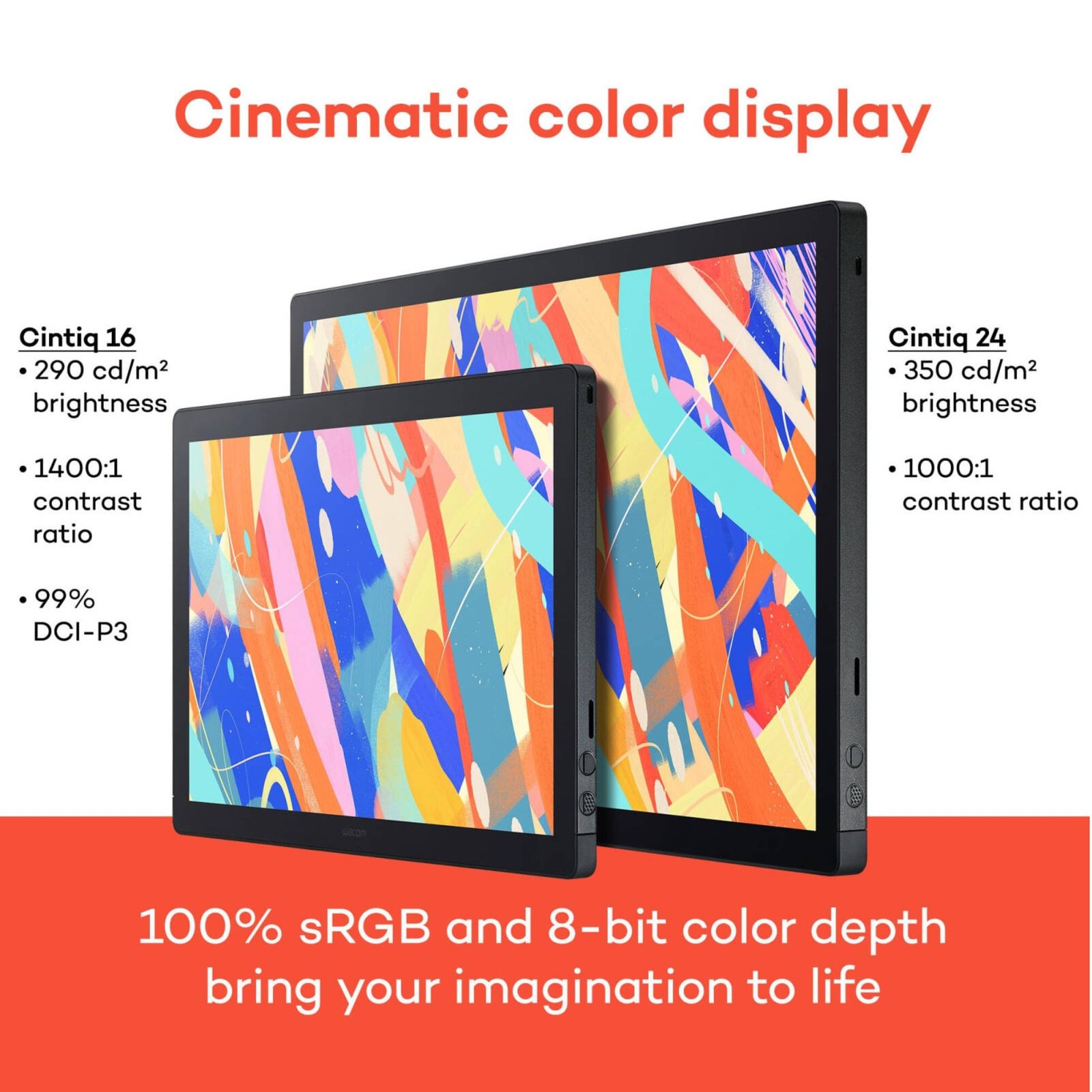 Wacom Cintiq 16 Graphic Tablet, 16" WQXGA 60Hz Display, ExpressKeys, Tilt Support, Anti-Glare Screen, Tablet, USB-C Connectivity, Anti Glare, Wacom Pro Pen 3 Technology, Black | DTK168K0B - Image 3