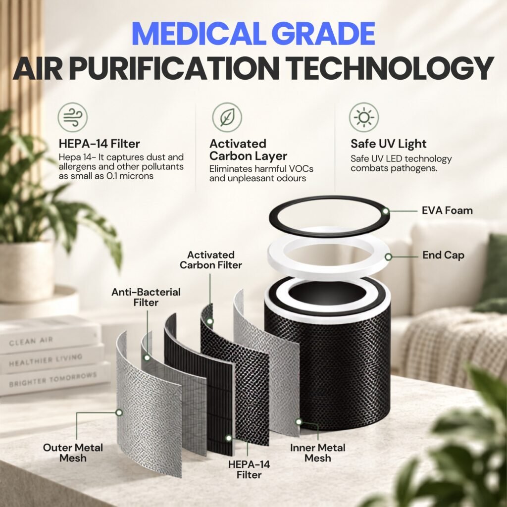 جهاز تنقية الهواء MedicAir Pro Mini، الصورة 5