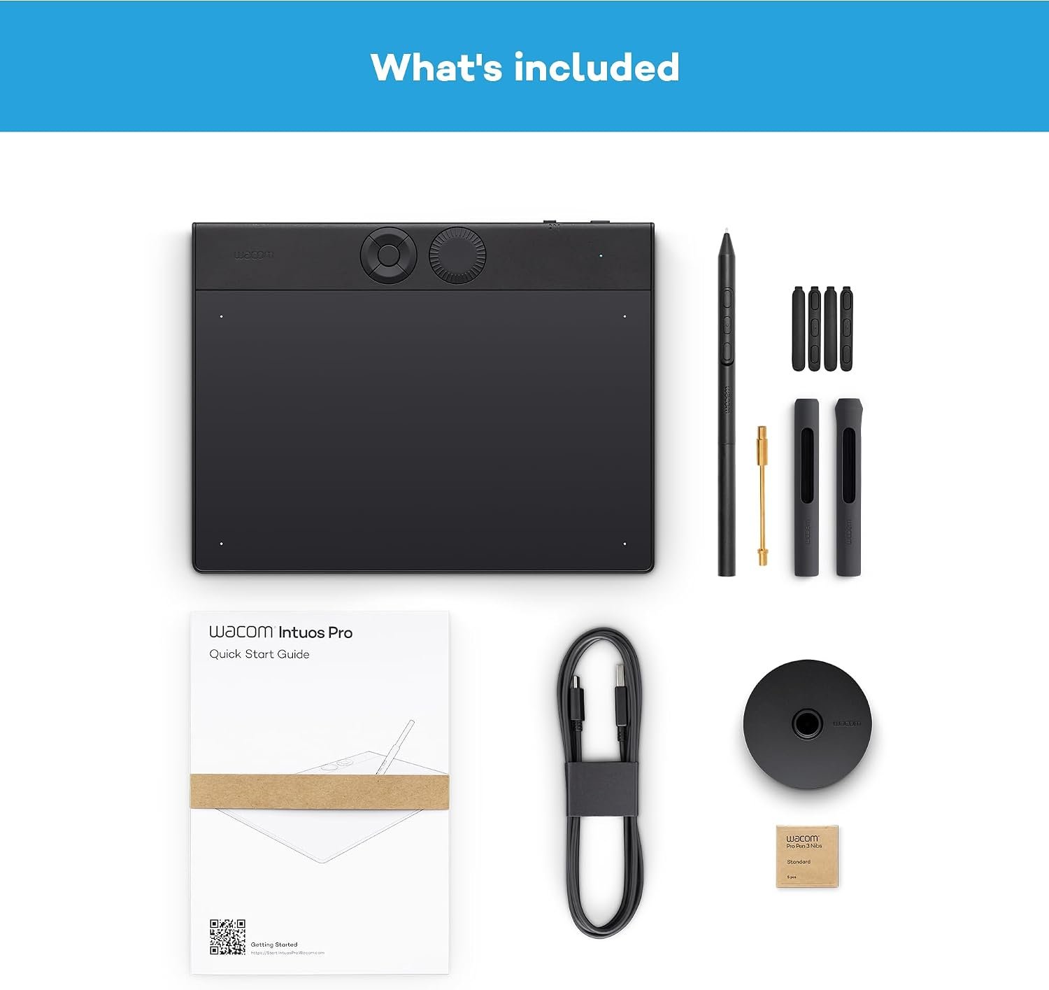 Wacom Intuos Pro Small, the innovative pen tablet incl. Wacom Pro Pen 3, compact and lightweight - ideal for creators on the go or those with limited desk space, without compromising on performance - Image 2