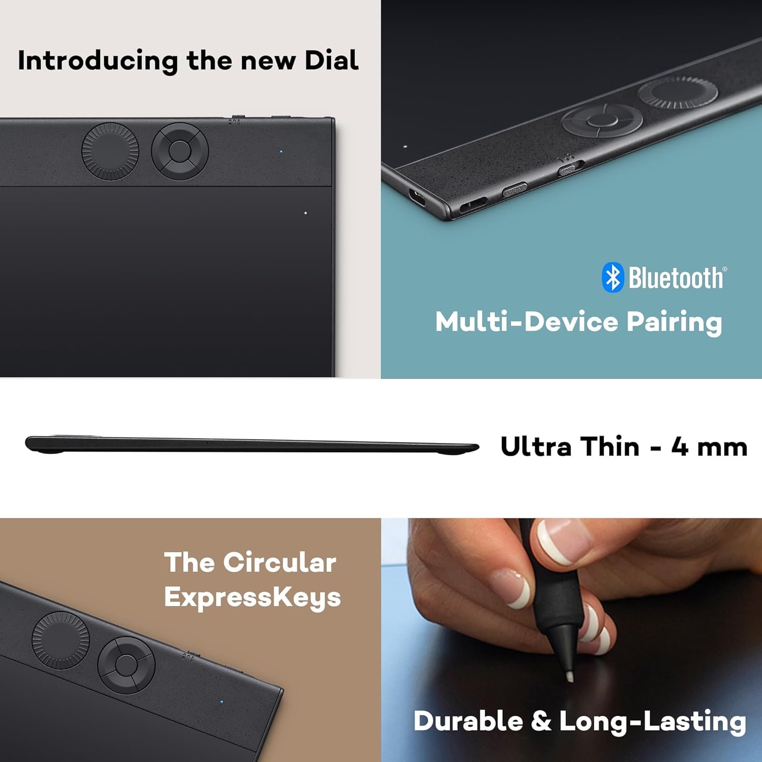 Wacom Intuos Pro Small, the innovative pen tablet incl. Wacom Pro Pen 3, compact and lightweight - ideal for creators on the go or those with limited desk space, without compromising on performance - Image 4