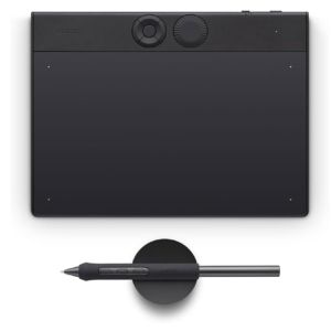 Wacom Intuos Pro Small, the innovative pen tablet incl. Wacom Pro Pen 3, compact and lightweight - ideal for creators on the go or those with limited desk space, without compromising on performance